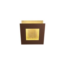 M8113  Dalia 14cm Wall Lamp 12W LED Gold/Rust Brown